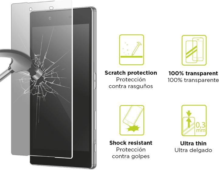 Actual product image KSIX Extreme Screen Protector Tempered Glass 9H (1 Piece, Samsung Galaxy J6 (2018))