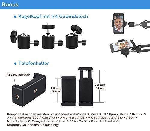 Actual product image Lento Overhead tripod for camera (Metal)