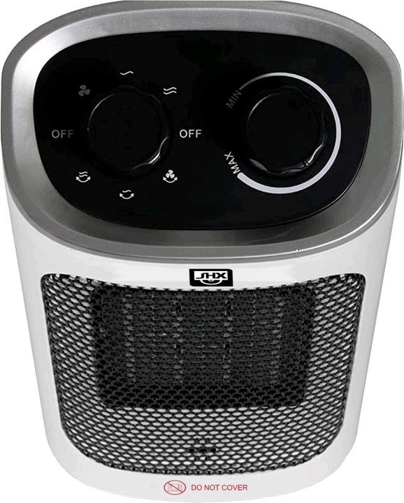 Actual product image SHE SHX SHX17PTC1500 Fan Heater 15 m² Black/White (1500 W)