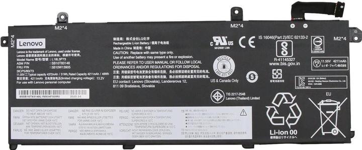 Actual product image Lenovo Internal, 3c, 50Wh, LiIon, LGC (3 Cells, 4327 mAh)
