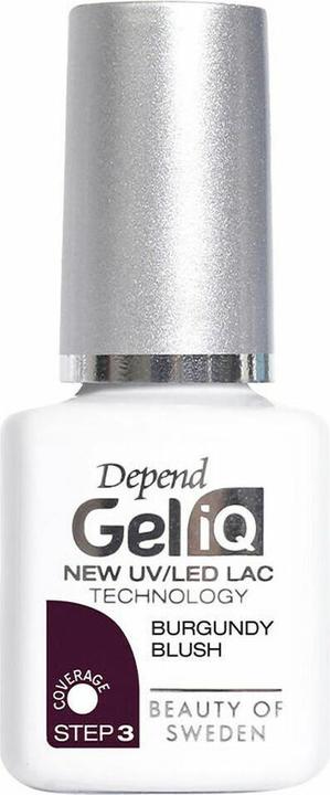Actual product image Beter Nail Polish Gel iQ Burgundy Blush (5 ml) (Garnet red, Gel-Effect Nail Polish)