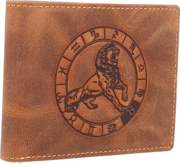 Produktbild Greenburry Vintage Sternzeichen Geldbörse Leder 12 cm