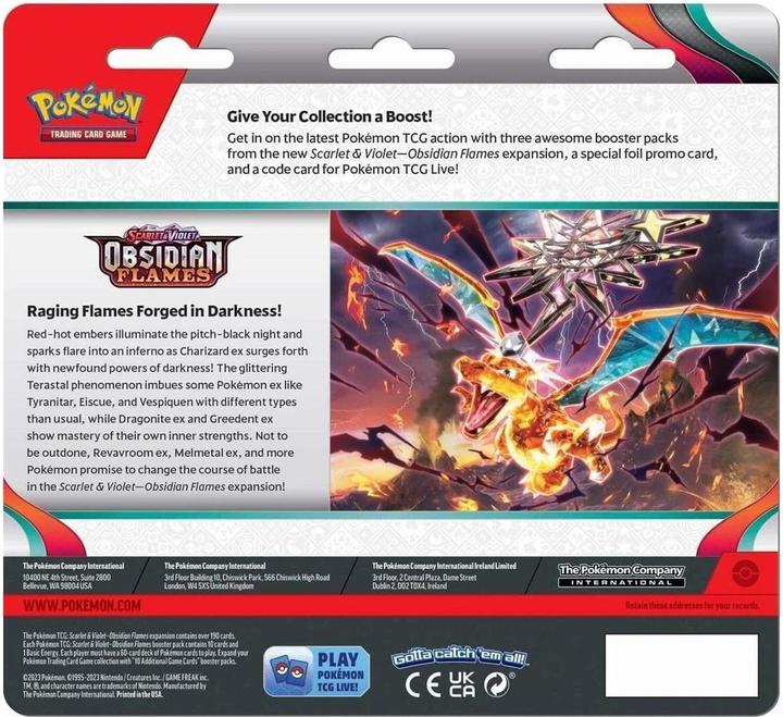 Produktbild Pokémon Obsidian Flames (Englisch, Blister Pack)
