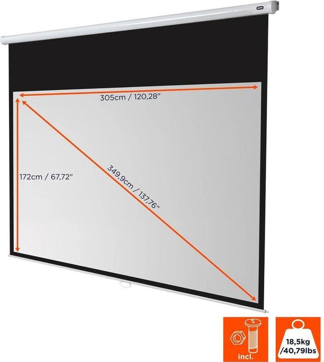 Actual product image Celexon Rollo Economy, Canvas, 16:9 (137.80", 16:9)