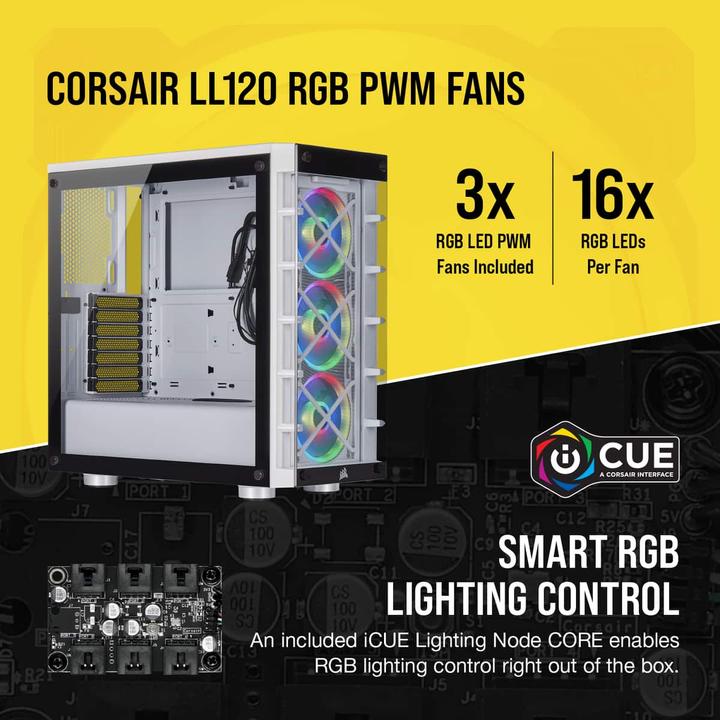 Image du produit Corsair iCUE 465X RGB (mATX, Mini-ITX, ATX)