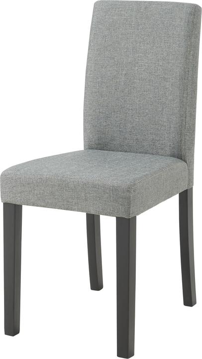 Produktbild En.Casa Esszimmerstuhl Hamburg 6er Set Textil Hellgrau