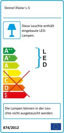 Energie-Label Steinel XSolar L-S (150 lm, IP44)