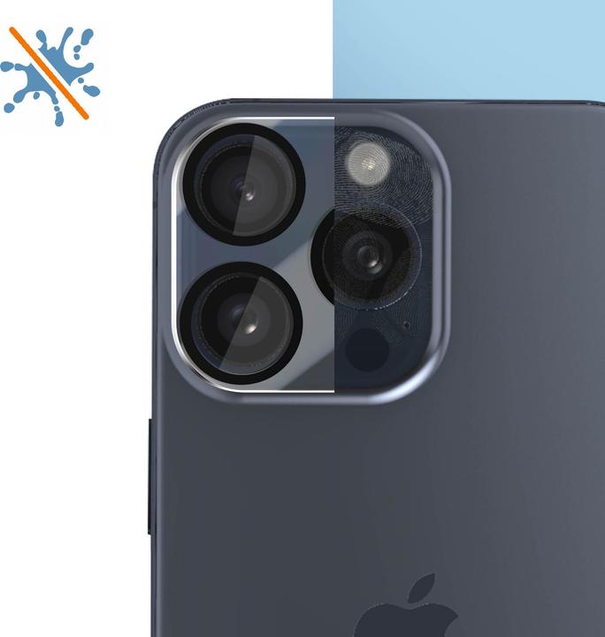 Actual product image Enkay 9H glass camera film (1 Piece, Apple iPhone 15 Pro Max)