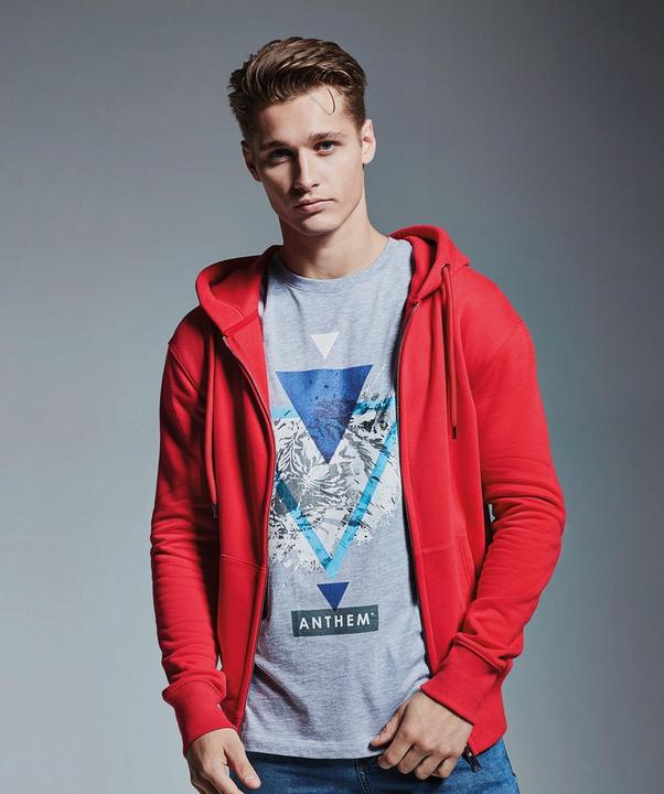 Image du produit Anthem Sweat à capuche avec fermeture éclair sur toute la longueur Coton issu de l'agriculture biologique (S)
