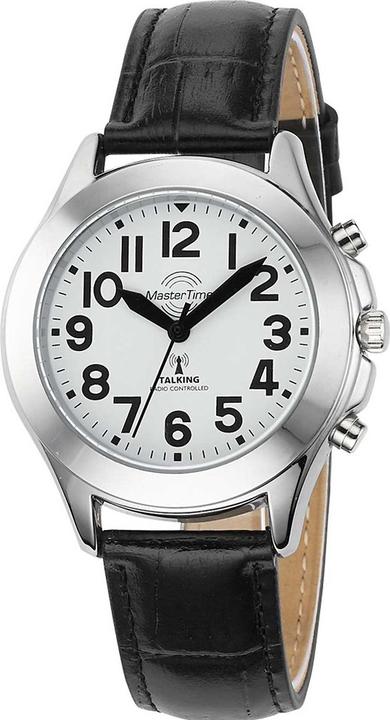 Image du produit Master Time MTLA-10705-60L Montre radiopilotée parlante pour femme (Montre avec pierre précieuse, 38 mm)