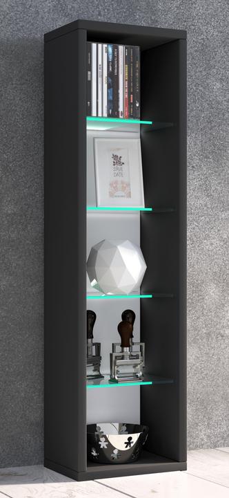 Actual product image VCM Shelf DVD CD Furniture Storage Wooden Shelf Floor Standing Furniture "Rasato L (21 x 14 x 77 cm)