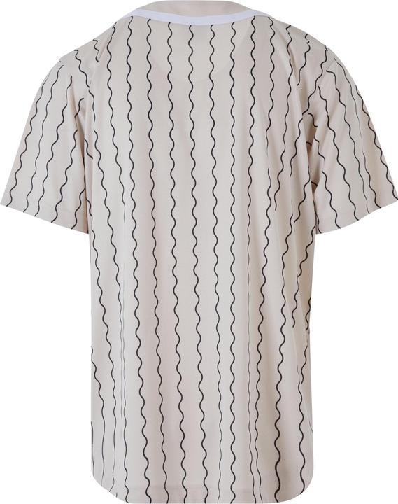 Image du produit Karl Kani KM233-014-1 KK Varsity Ziczac Pinstripe Baseball Shirt (XL)