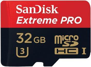 Produktbild SanDisk Extreme Pro microSDHC (32 GB, microSDHC, U3, UHS-I)