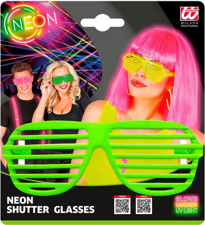 Immagine prodotto Widmann Anni '80 - Occhiali da festa al neon