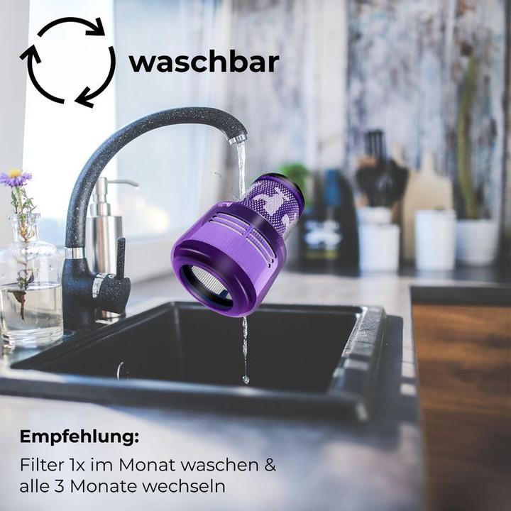 Image du produit Hermex Filtre d'aspirateur de remplacement pour Dyson V12 Detect Slim et Dyson V12 Slim