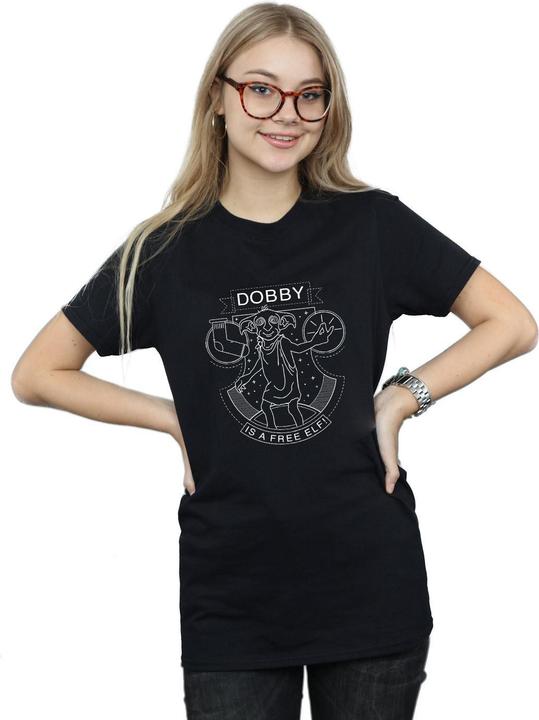 Actual product image Womens/Ladies Dobby Seal Cotton Boyfriend T-Shirt (XXL)