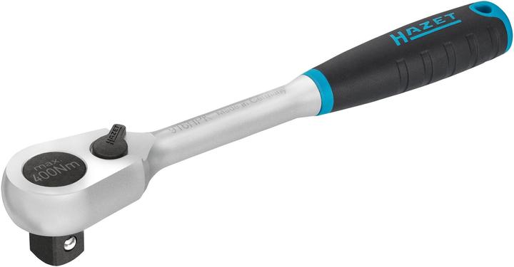 Produktbild HAZET HiPer Feinzahn-Umschaltknarre ∙ kurz 916HPK ∙ Vierkant 12,5 mm (1/2 Zoll) (1/2")