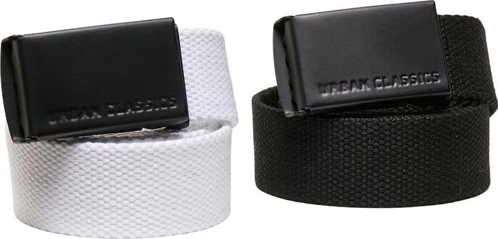 Urban Classics Canvas Belt Kids 2-Pack (One Size)