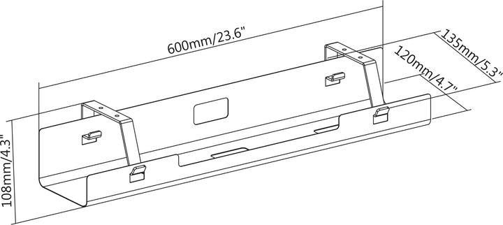Actual product image Digitus Goulotte de gestion des câbles (Duct, 60 cm)