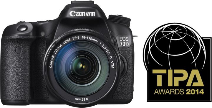 Actual product image Canon EOS 70D 18-135mm IS STM Kit (20.20 Mpx, APS-C / DX)