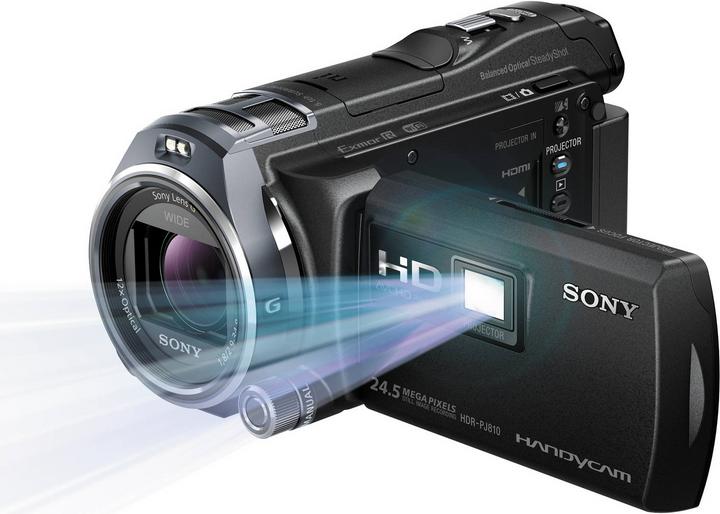 Produktbild Sony HDR-PJ810E Handycam mit integriertem Projektor (6.14 Mpx, 50i, 12 x)