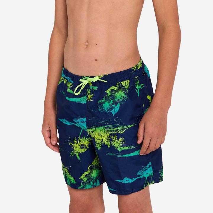 Actual product image Olaian Boardshorts Surfen Jungen mit Taschen 100 Stories dunkelblau (10, 11, 12)
