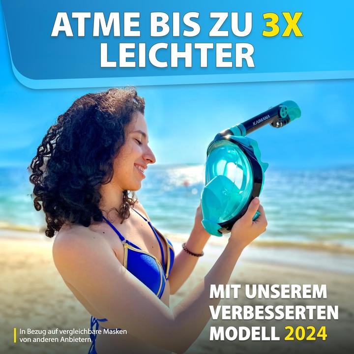 Image du produit Kaimana Schnorchelmaske Vollgesichts-Tauchermaske