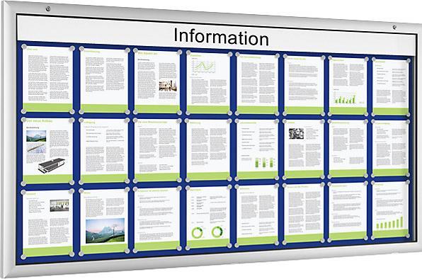 Produktbild Schaar-Design Flachschaukasten (Wandtafel, 102.5 x 200 cm)