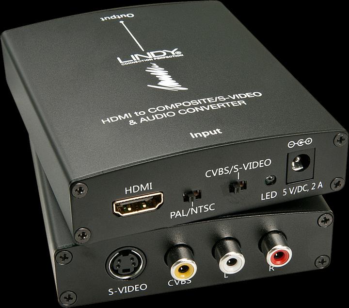 Produktbild Lindy HDMI auf SVHS/S-Video oder Composite Video & Audio Konverter (Digital -> Analog)