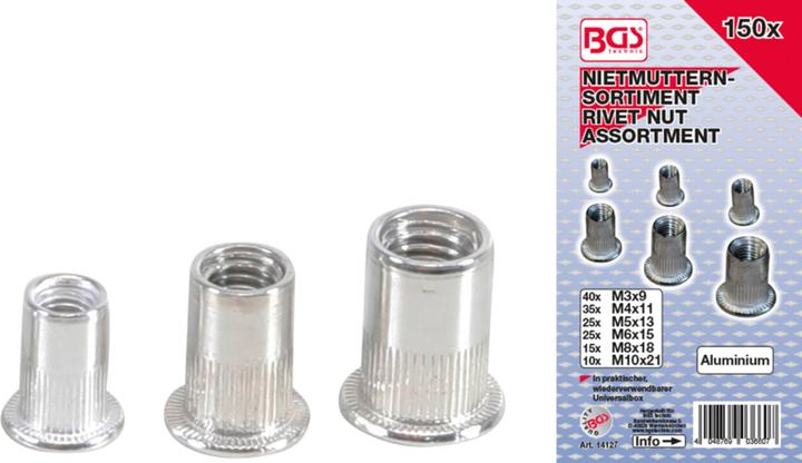 Produktbild BGS Nietmuttern-Sortiment