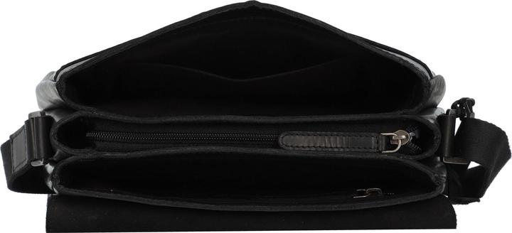 Actual product image Greenburry Pure Black shoulder bag leather 25 cm