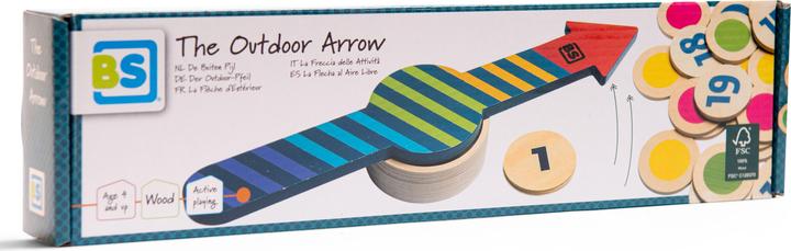 Actual product image BS Toys The Outdoor Arrow Wood - Child's Play (Italian, French, German)