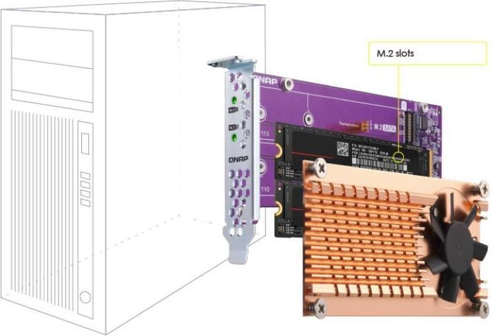 Immagine prodotto QNAP DOPPIO SSD M.2 22110/2280 SATA