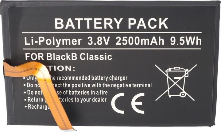 Image du produit AccuCell Batterie Blackberry Classic, BPCLS00001B, 1ICP4/59/93