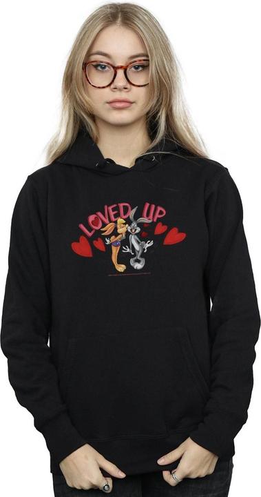 Actual product image Looney Tunes Womens/Ladies Bugs Bunny And Lola Valentine's Day Loved Up Hoodie (M)