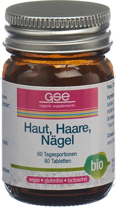 Actual product image GSE Peau Cheveux Ongles Complexe bio cpr (60 Piece, Pills, 123 g)