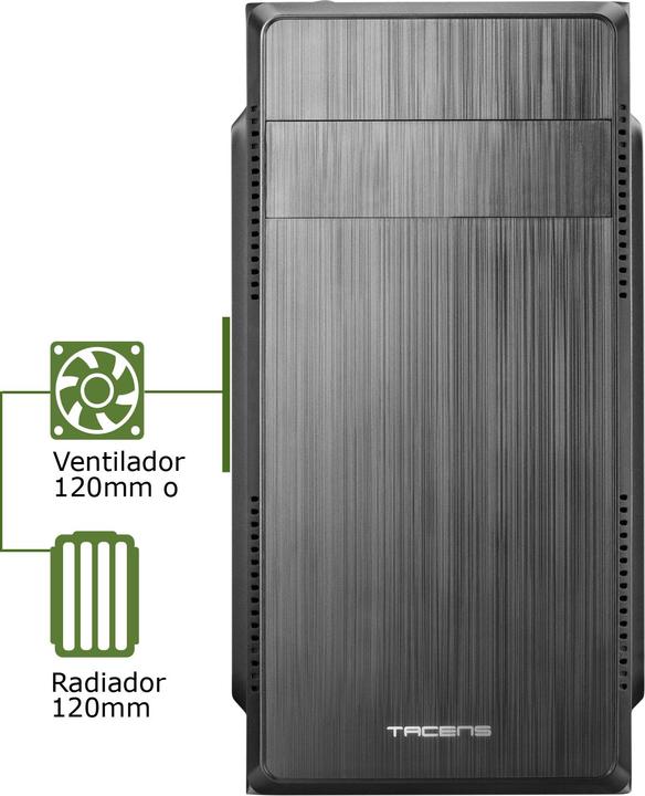 Produktbild Tacens Boitier Mini Tour Micro ATX Anima ACM500 avec alimentation 500W (Noir) (mATX, Mini-ITX)