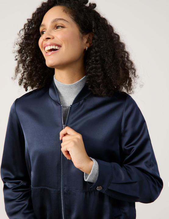 Produktbild Gerry Weber Satinierter Blouson Blazer Langarm gefüttert - 63970 (44)
