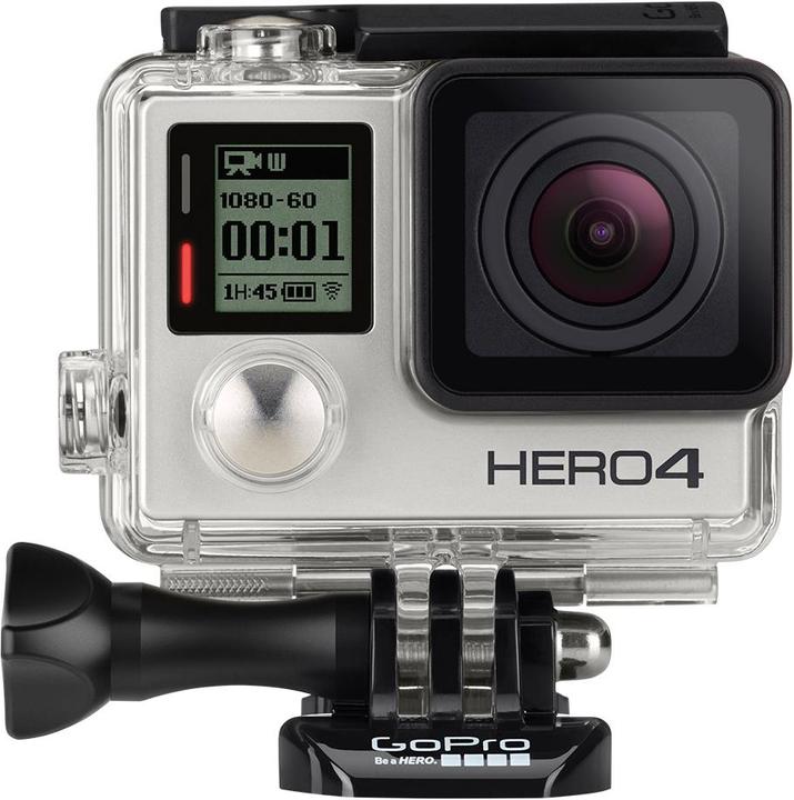 GoPro Hero 4 Silver Edition (15p, WLAN, Bluetooth)