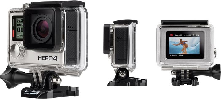 Produktbild GoPro Hero 4 Silver Edition (15p, WLAN, Bluetooth)