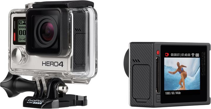 Produktbild GoPro Hero 4 Silver Edition (15p, WLAN, Bluetooth)