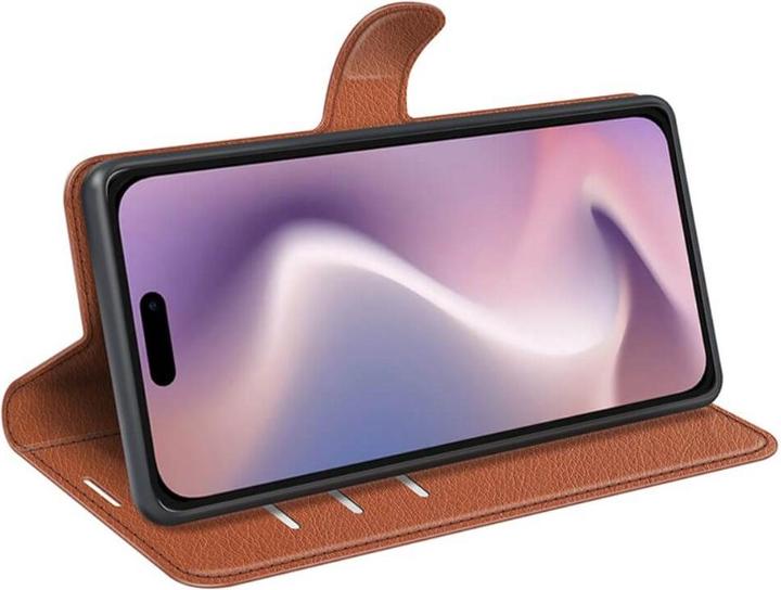 Produktbild Cover-Discount iPhone 16 Pro - Leder Etui Hülle (Apple iPhone 16 Pro)