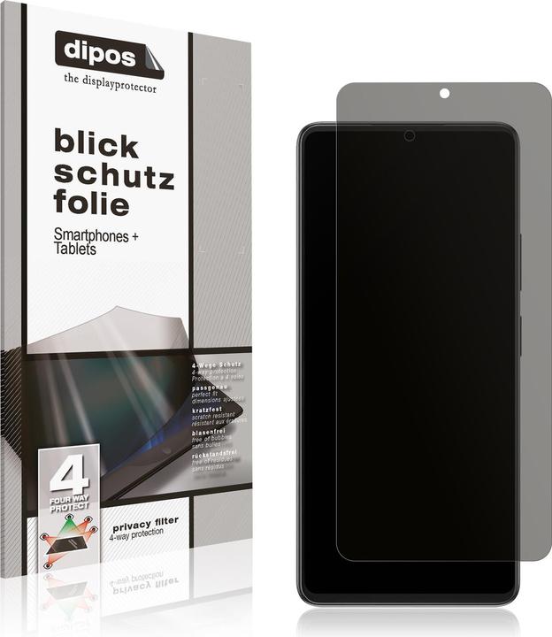 Actual product image Dipos Privacy Screen Protector 4-Way Privacy-Filter (1 Piece, Doogee S58 Pro)
