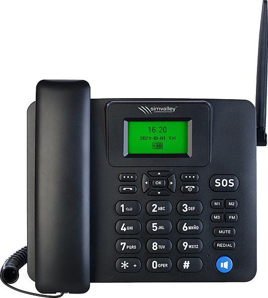 Produktbild Simvalley 4G-Tischtelefon, Hotspot-Funktion