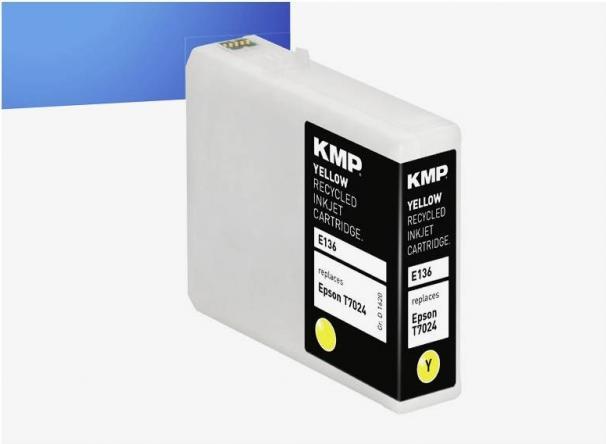 Immagine prodotto KMP E136 Cartuccia d'inchiostro giallo compatibile con Epson T7024 (Y)