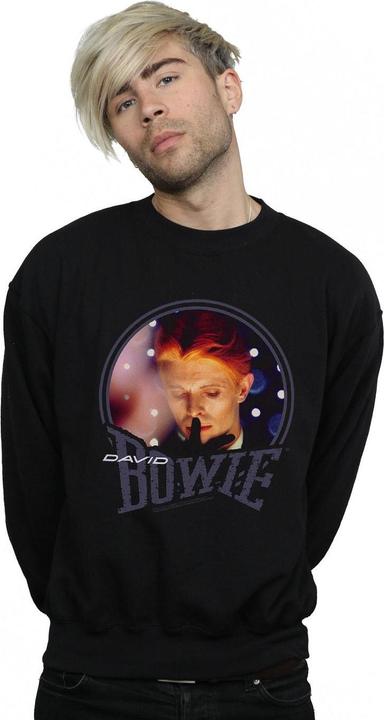 Actual product image David Bowie Mens Quiet Lights Sweatshirt (L)