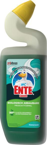 Actual product image WC-Ente Biodegradable product formula Liquid Cleaner Coastal Forest