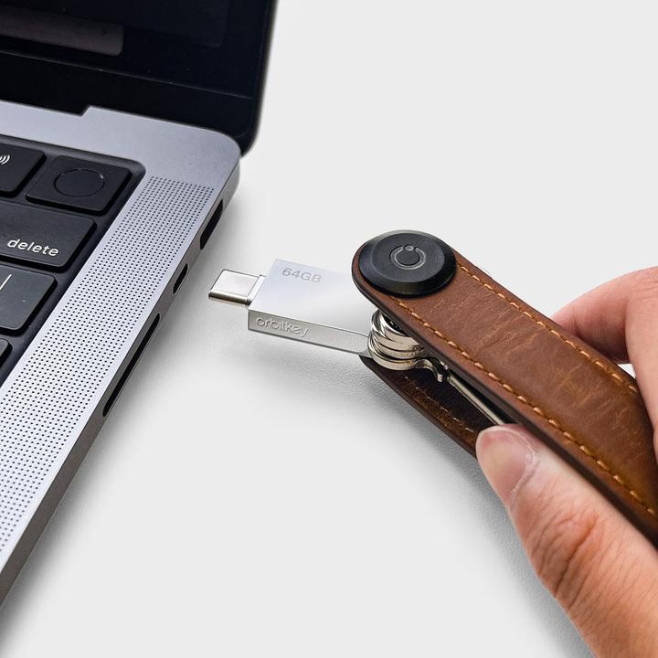 Produktbild Orbitkey USB-C keyring flash drive, 64GB (64 GB, USB 3.1)