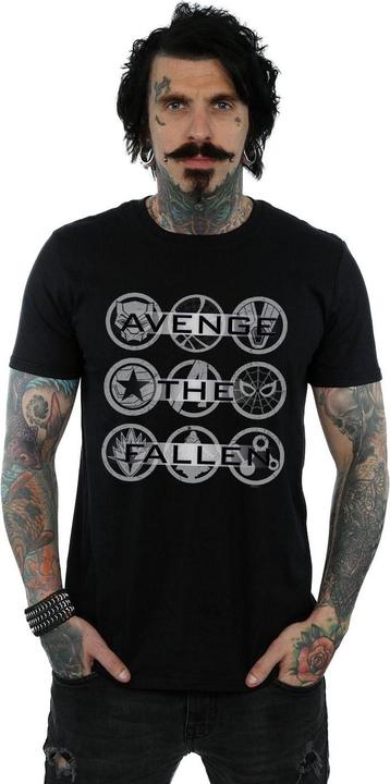 Actual product image Mens Avengers Endgame Avenge The Fallen Icons T-Shirt (XXL)