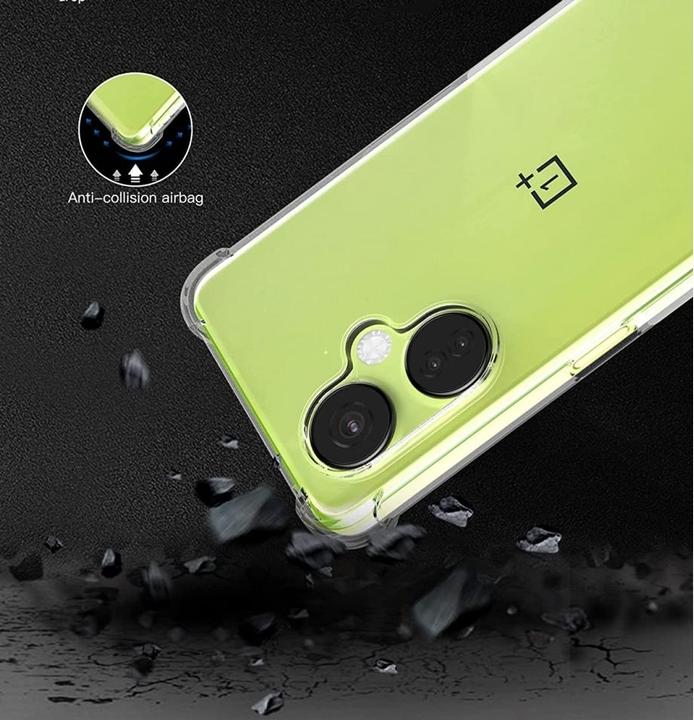 Produktbild Screenguard OnePlus Nord CE 3 Lite Hülle Crystal Soft Airbag Bumper (OnePlus Nord CE 3 Lite)